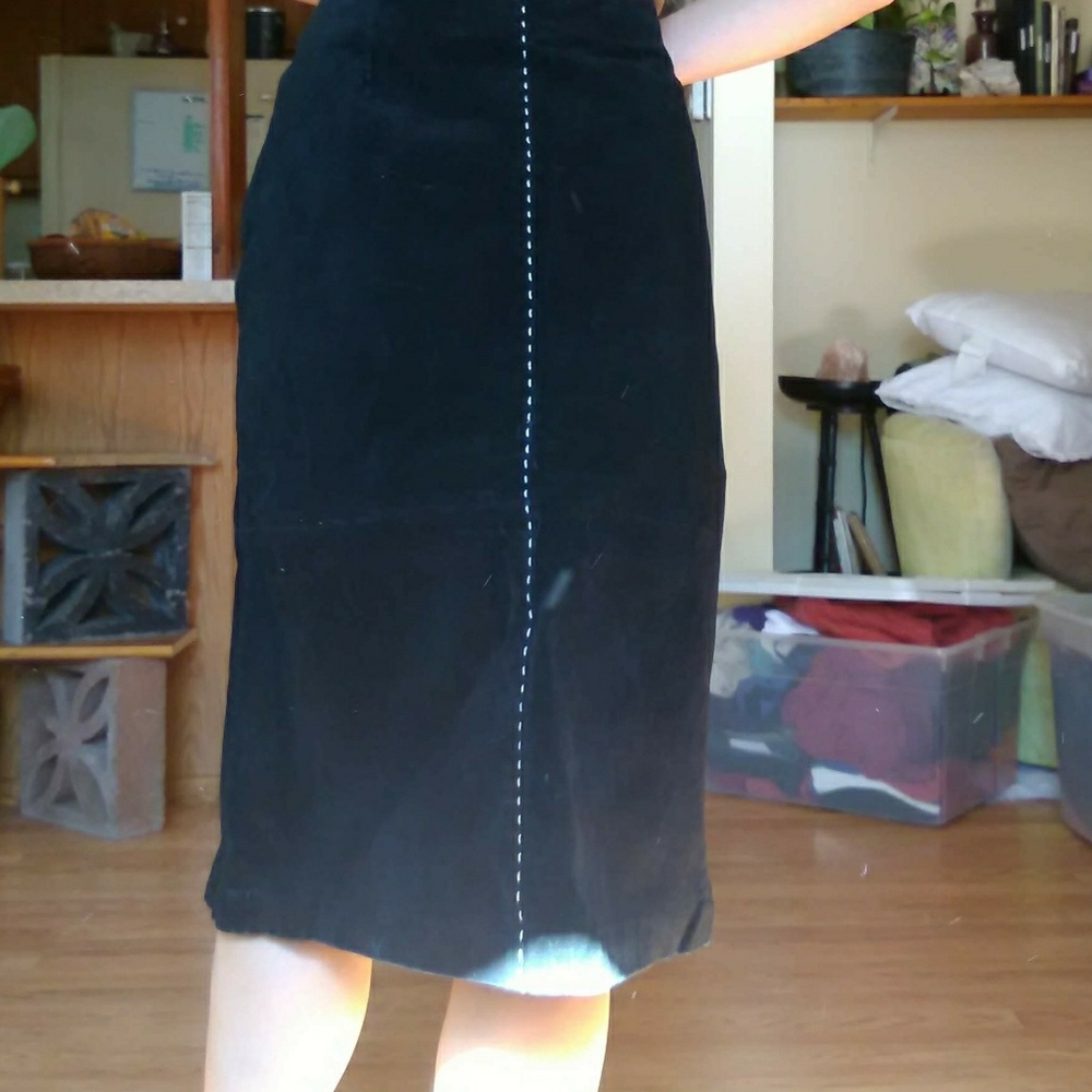 Rem Carson Leather Skirt